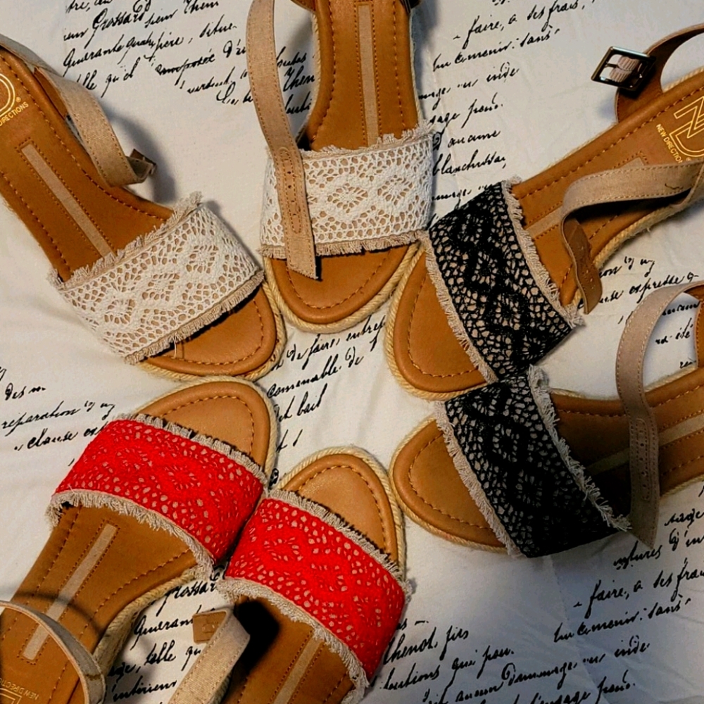 3 pair (Bundle) Espadrilles.